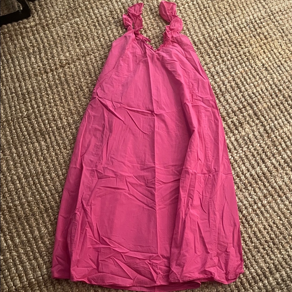 100% Cotton Pink Cover Up